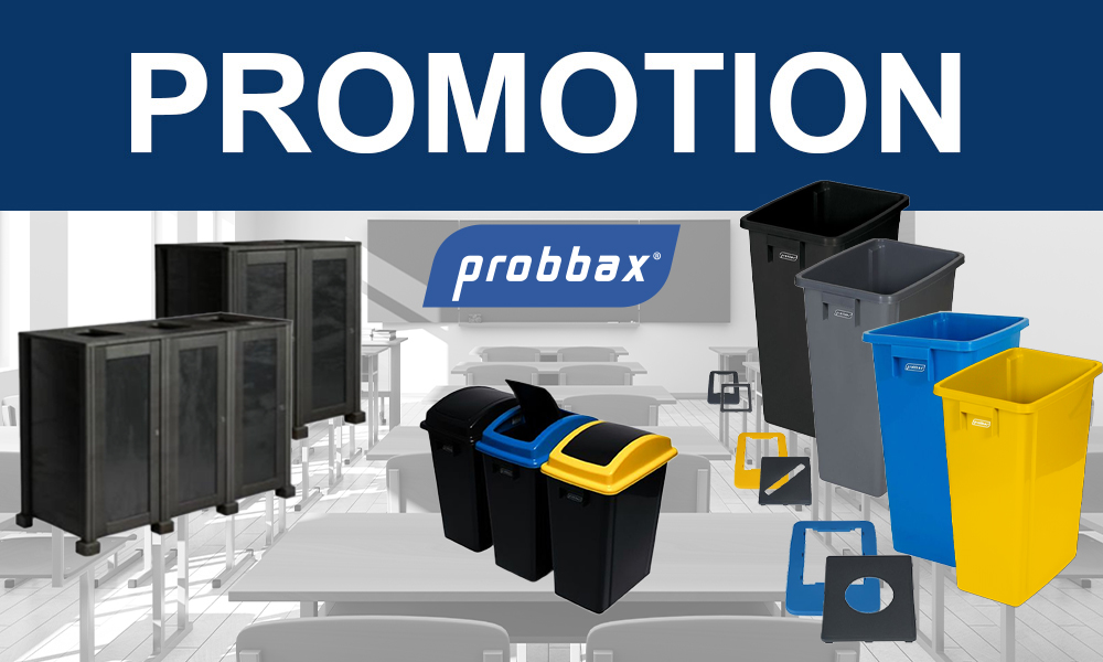 Découvrez notre promotion « Back to work » avec Probbax, liée au Tri Sélectif ! Valable jusqu’au 18 octobre 2024