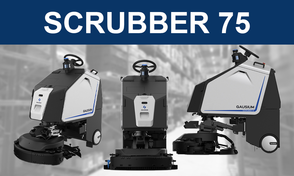 scrubber 75 global net gausium robotique